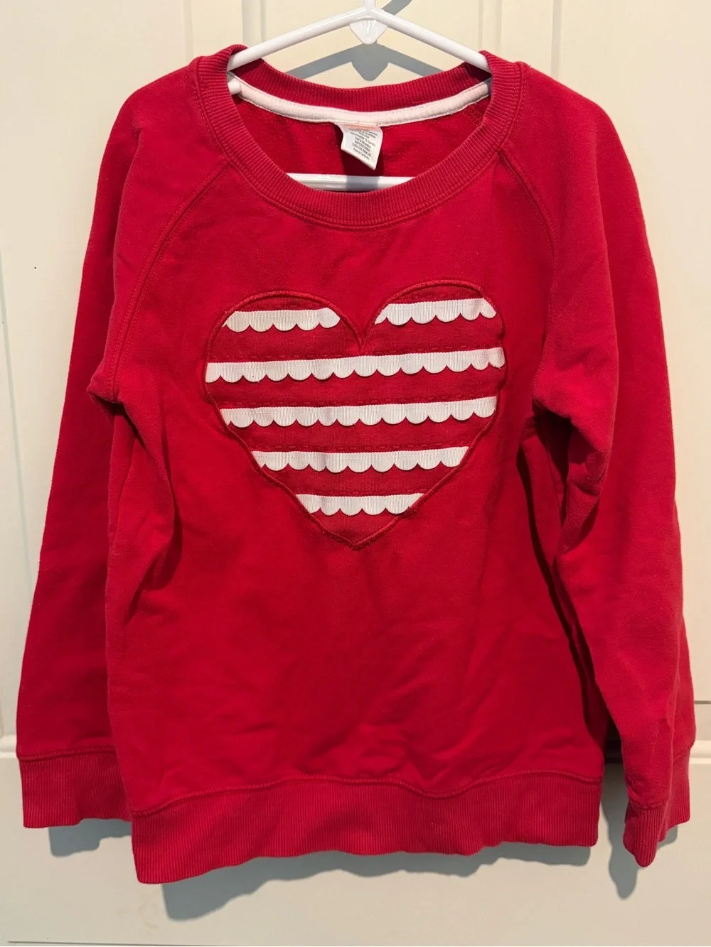 Girls' Red Heart Appliqué Sweatshirt - Gymboree
